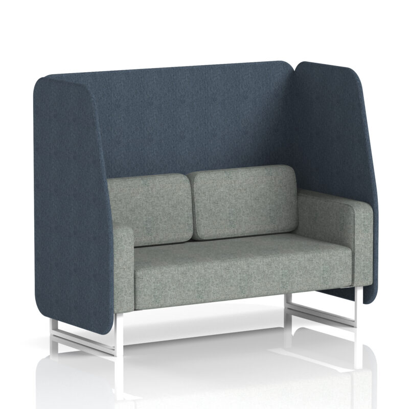 brixworth open booth with white legs in two tone