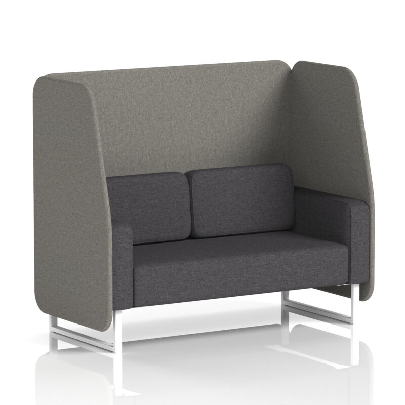 brixworth open booth with white legs in two tone
