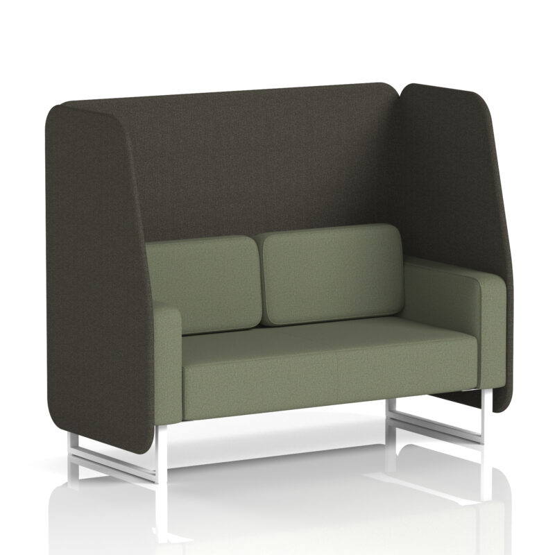 brixworth open booth with white legs in two tone