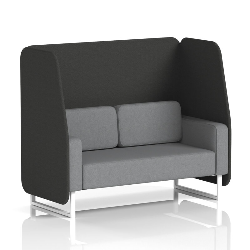 brixworth open booth with white legs in two tone