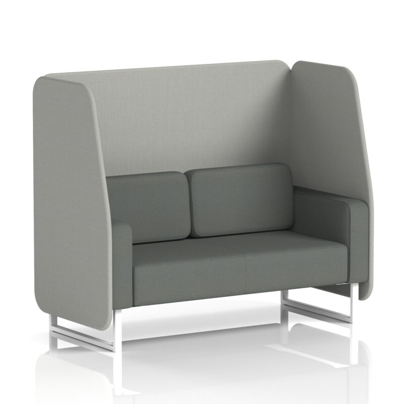 brixworth open booth with white legs in two tone