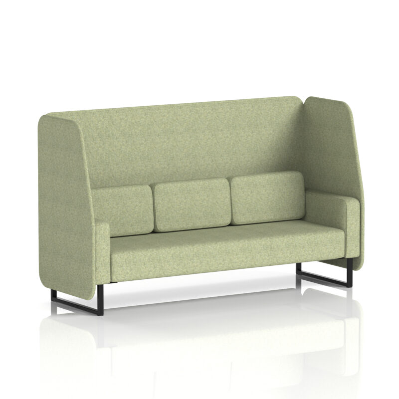 brixworth open booth with black legs in single tone