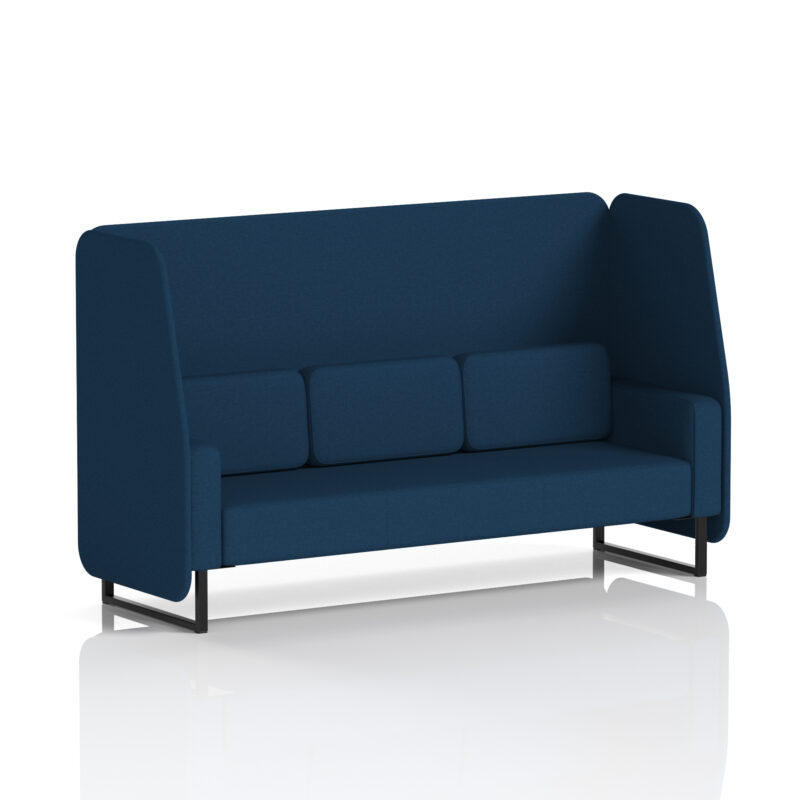 brixworth open booth with black legs in single tone