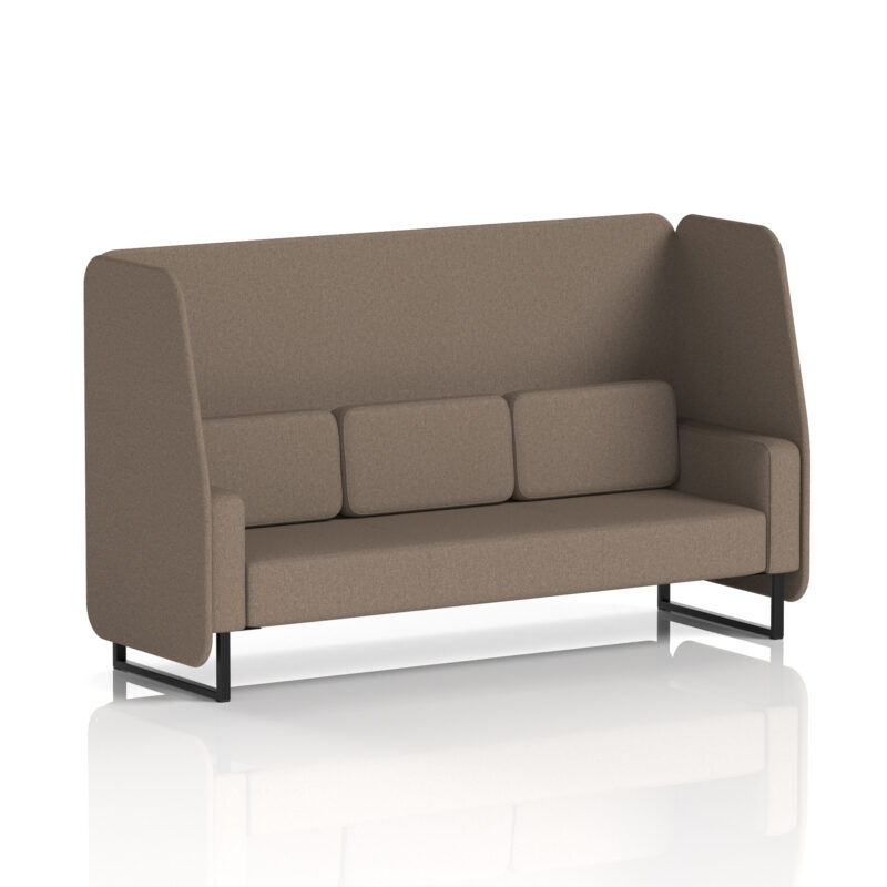 brixworth open booth with black legs in single tone