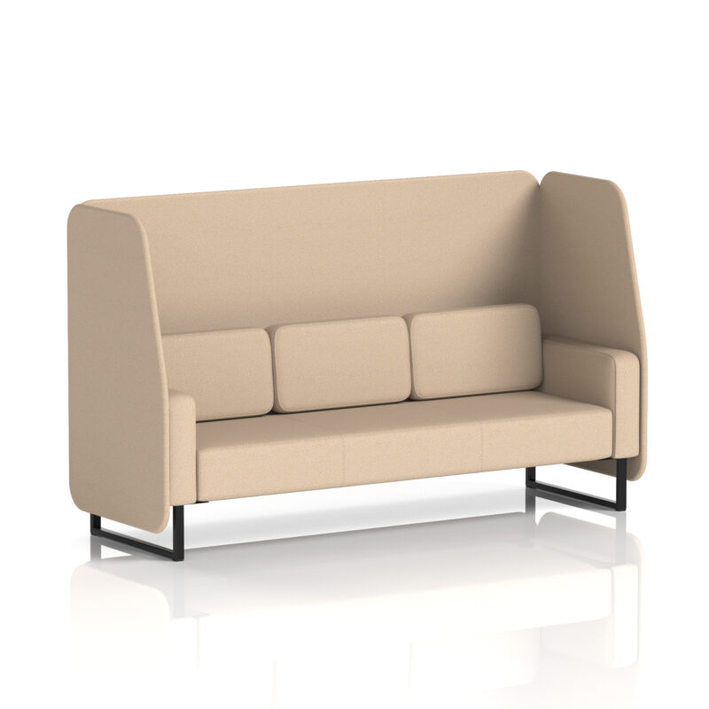 brixworth open booth with black legs in single tone