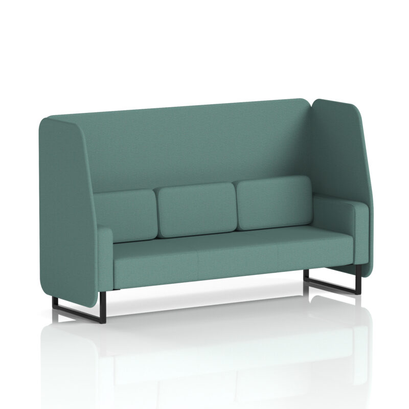 brixworth open booth with black legs in single tone