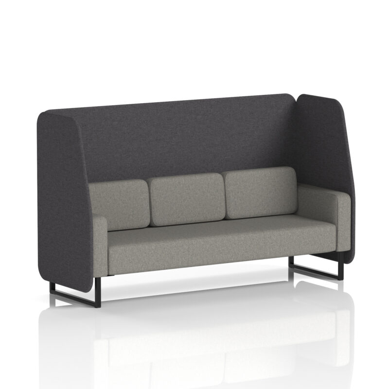 brixworth open booth with black legs in two tone