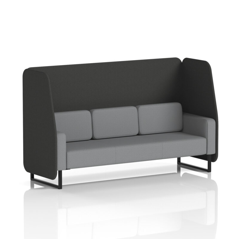 brixworth open booth with black legs in two tone