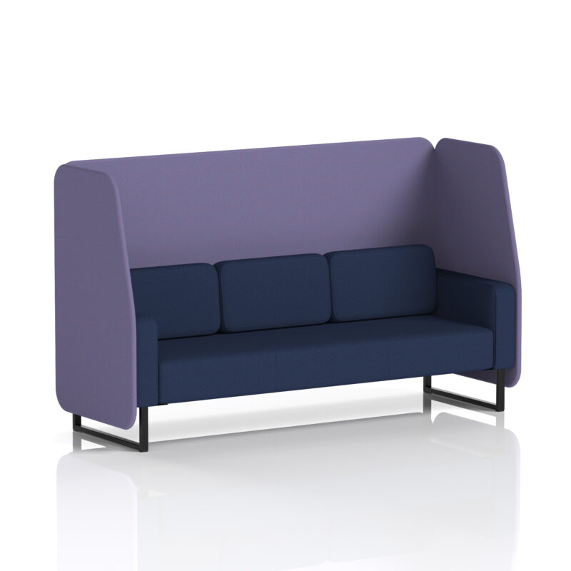 brixworth open booth with black legs in two tone
