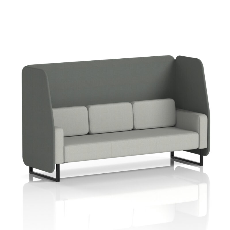 brixworth open booth with black legs in two tone