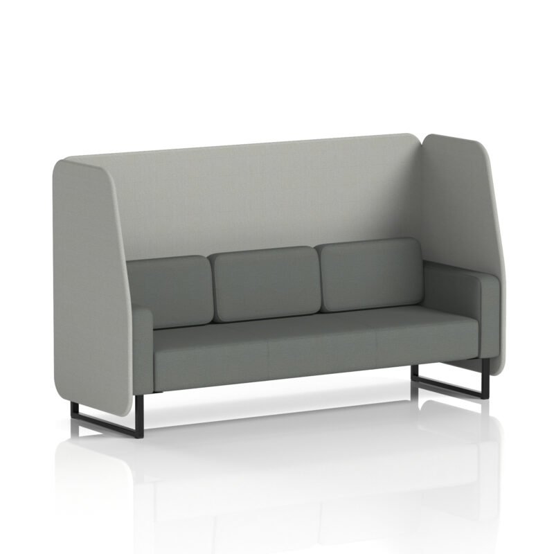 brixworth open booth with black legs in two tone