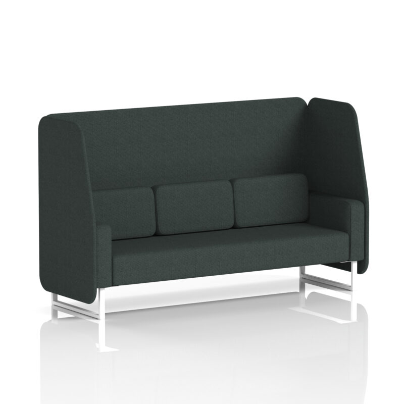 brixworth open booth with white legs in single tone