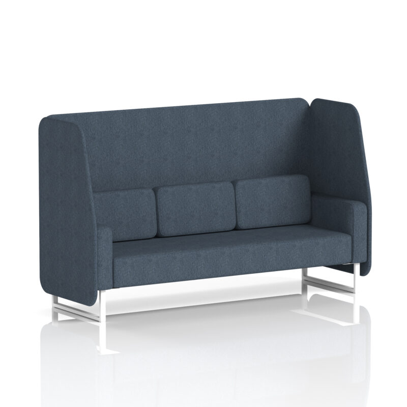 brixworth open booth with white legs in single tone