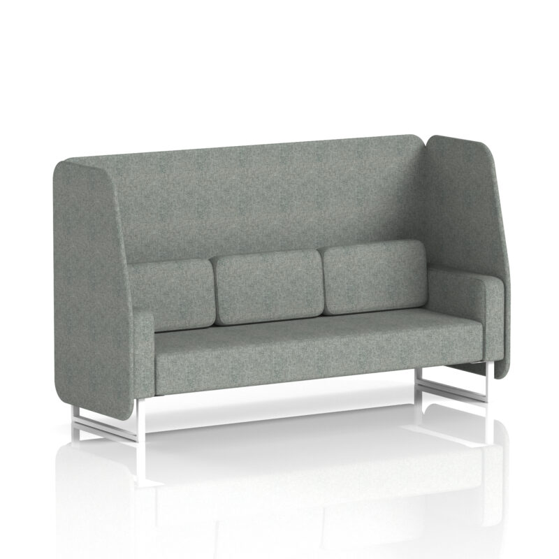 brixworth open booth with white legs in single tone