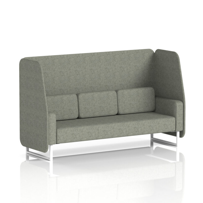 brixworth open booth with white legs in single tone