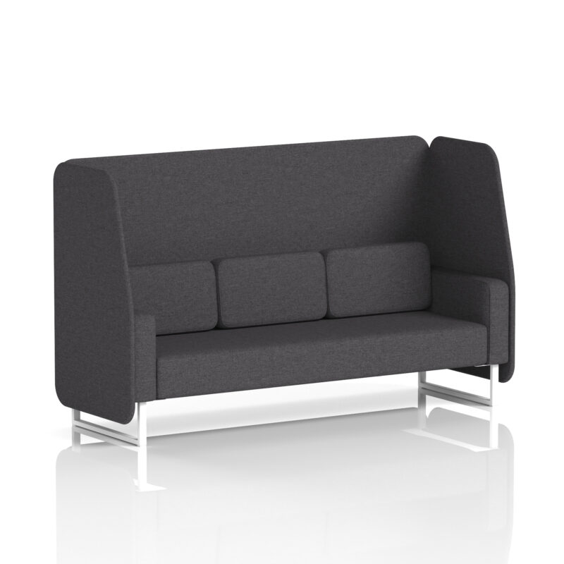 brixworth open booth with white legs in single tone