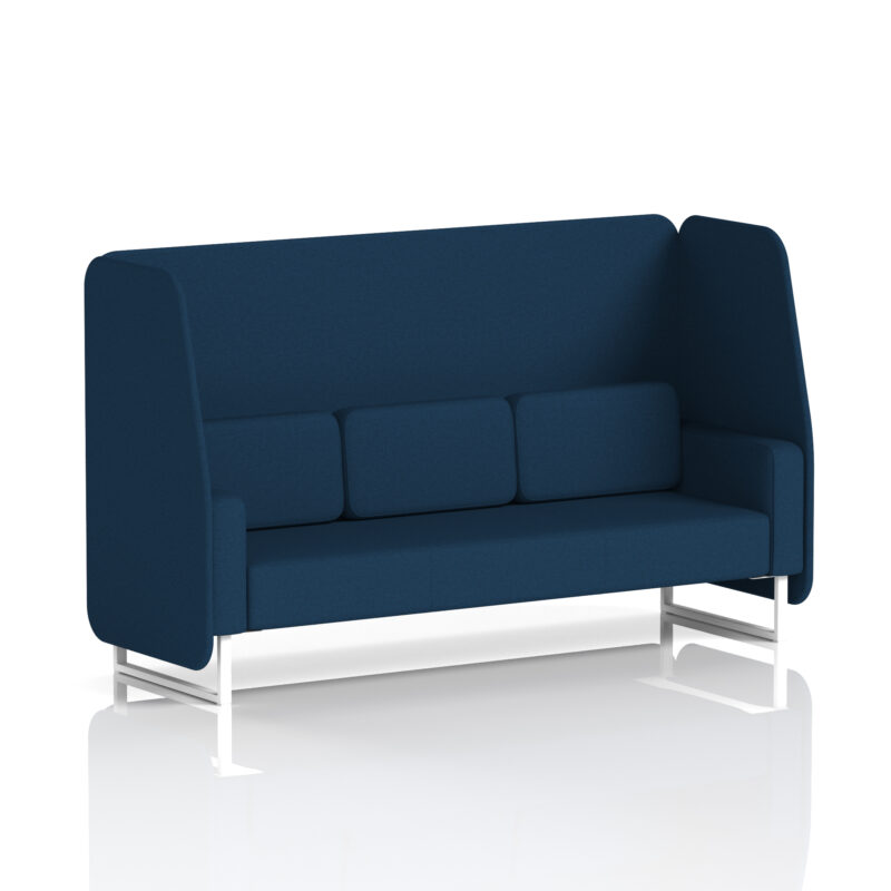 brixworth open booth with white legs in single tone