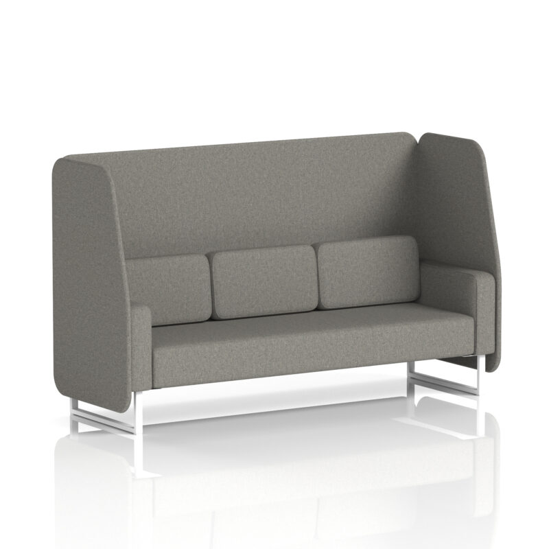brixworth open booth with white legs in single tone