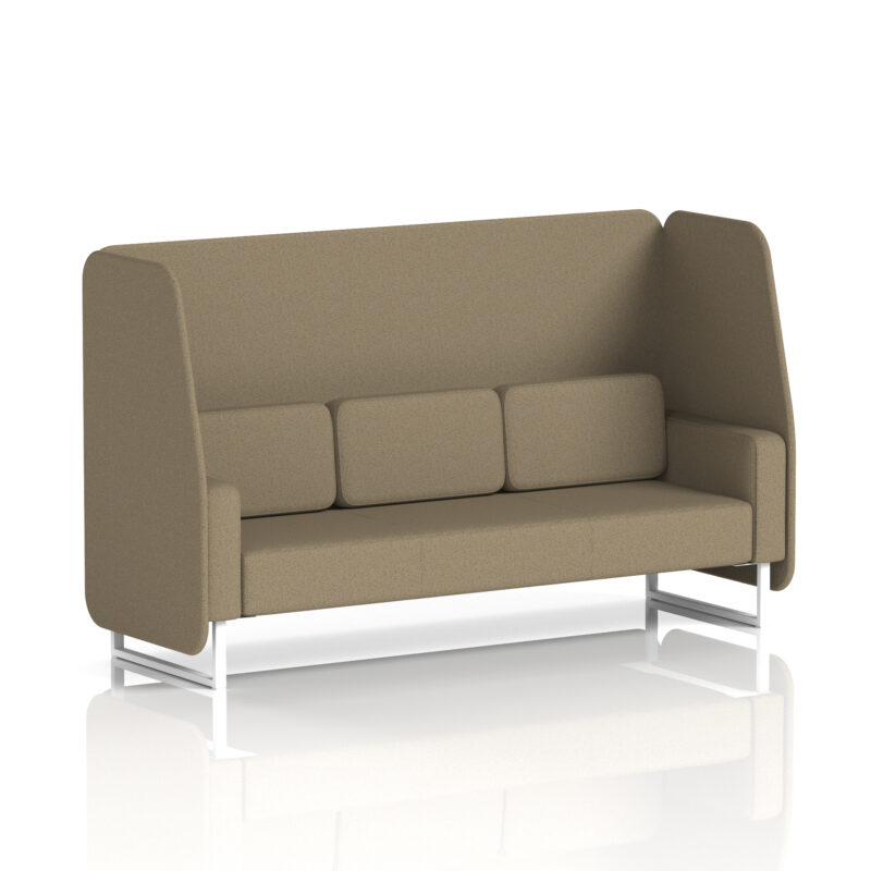 brixworth open booth with white legs in single tone