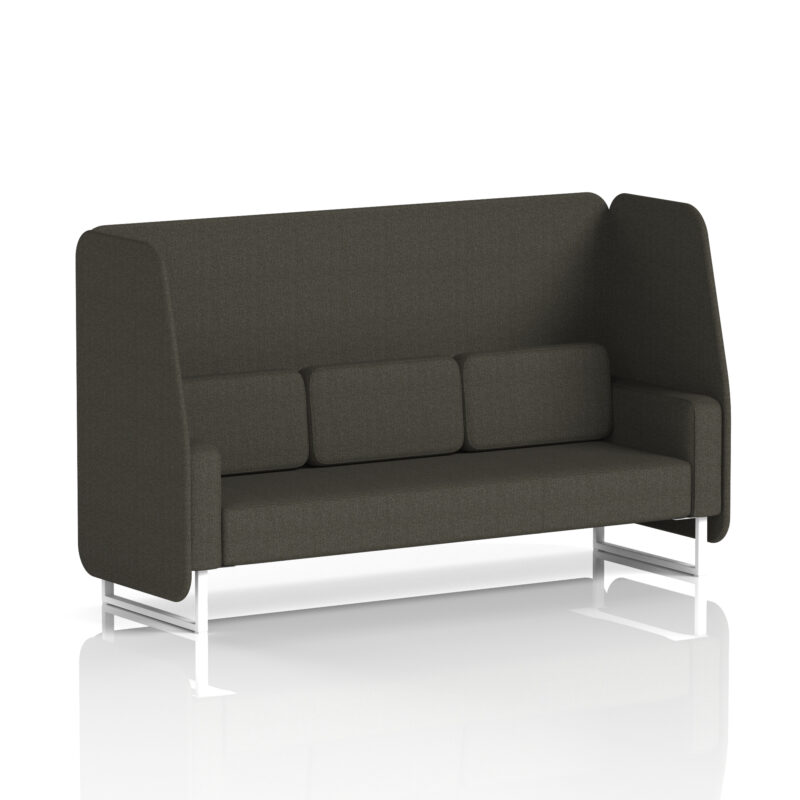 brixworth open booth with white legs in single tone