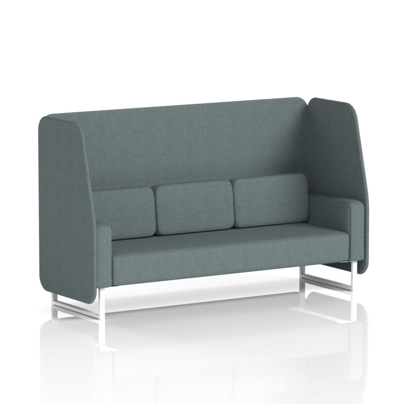 brixworth open booth with white legs in single tone