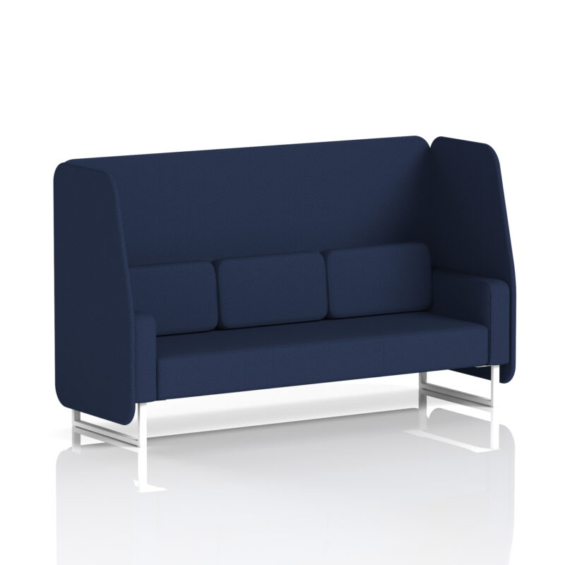 brixworth open booth with white legs in single tone