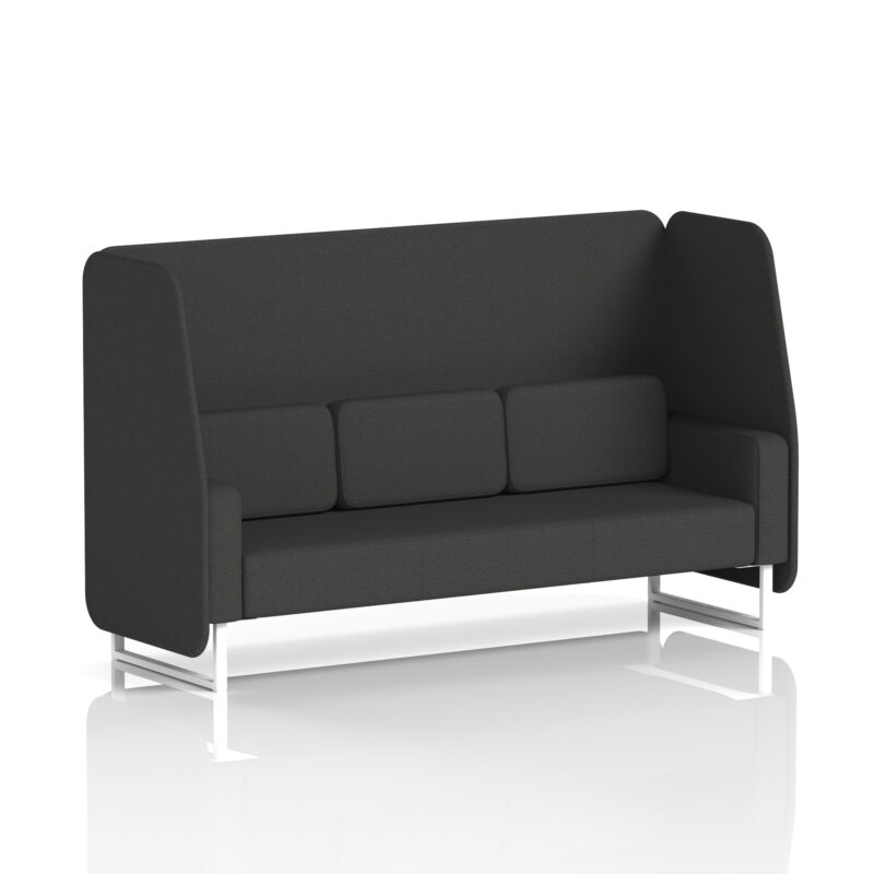 brixworth open booth with white legs in single tone