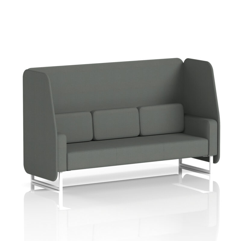 brixworth open booth with white legs in single tone