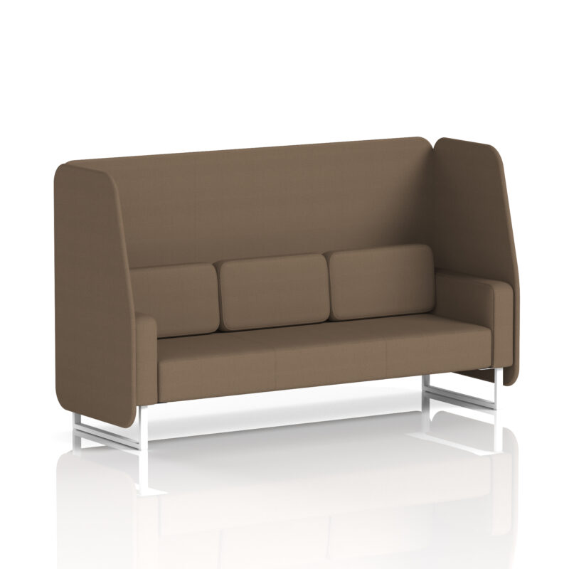 brixworth open booth with white legs in single tone