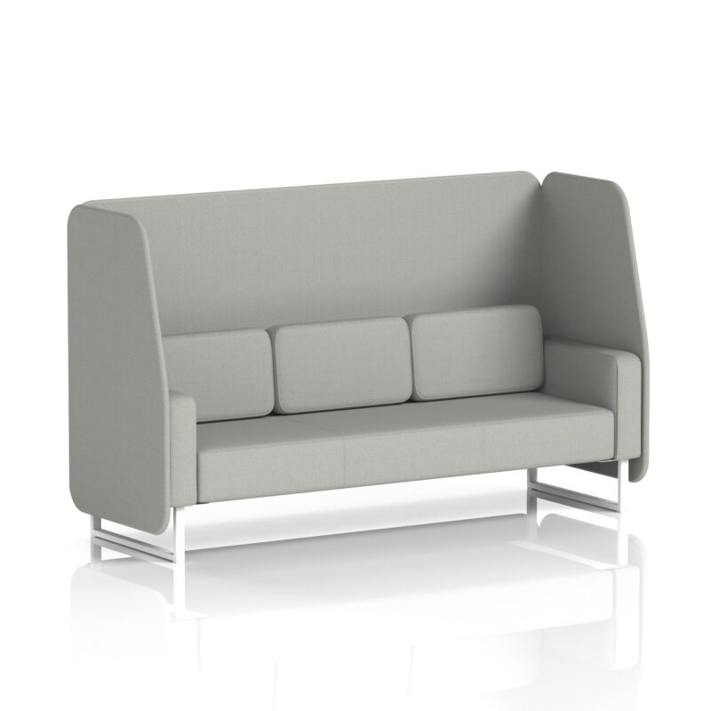 brixworth open booth with white legs in single tone