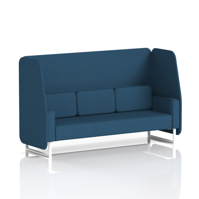 brixworth open booth with white legs in single tone