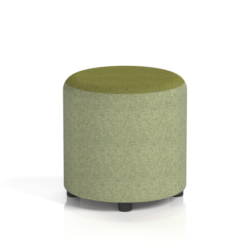 harlestone round stool in two tone