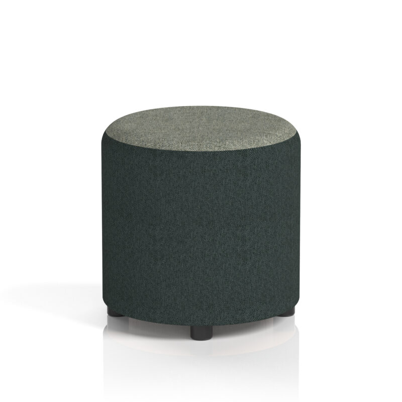 harlestone round stool in two tone