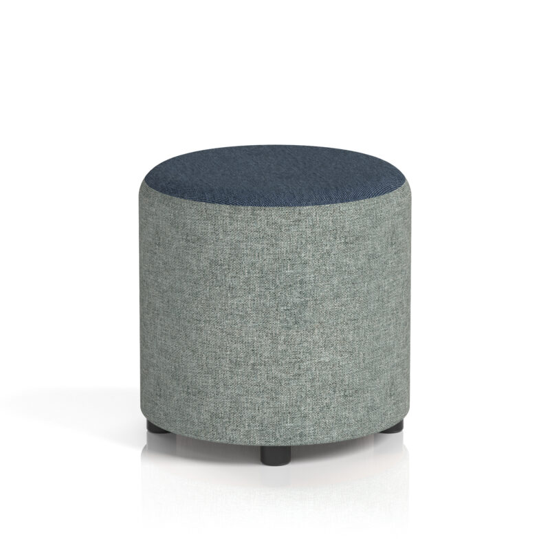 harlestone round stool in two tone