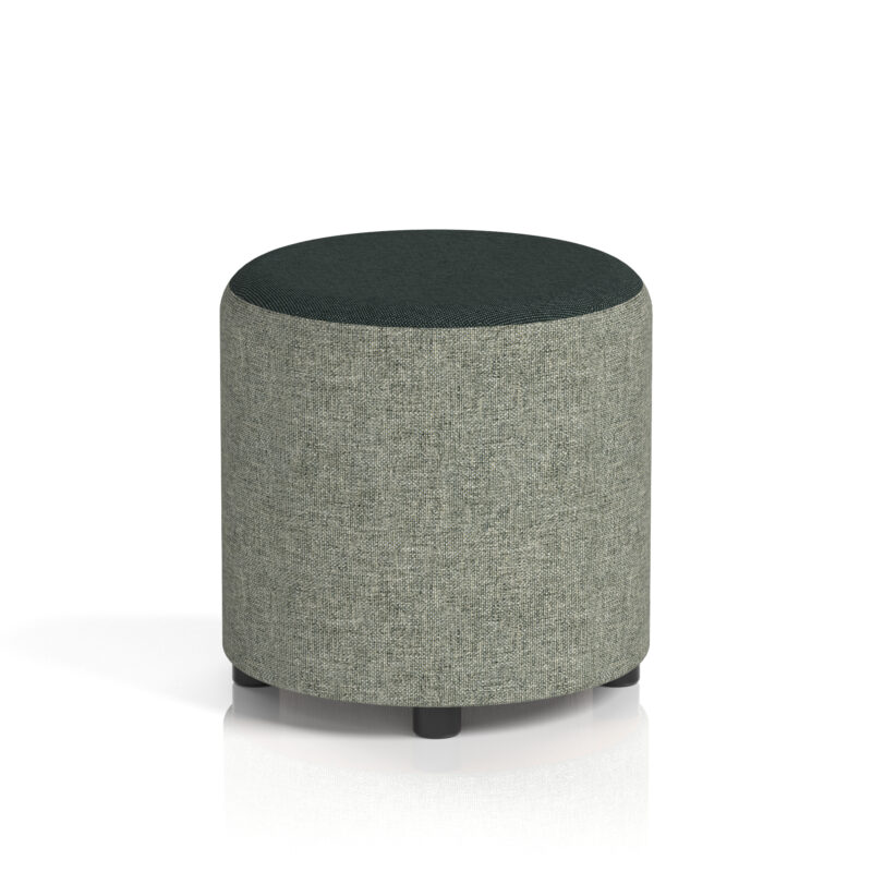 harlestone round stool in two tone