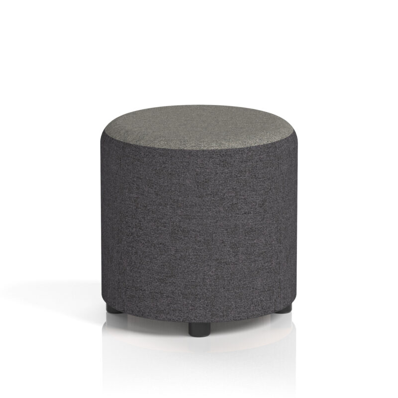 harlestone round stool in two tone