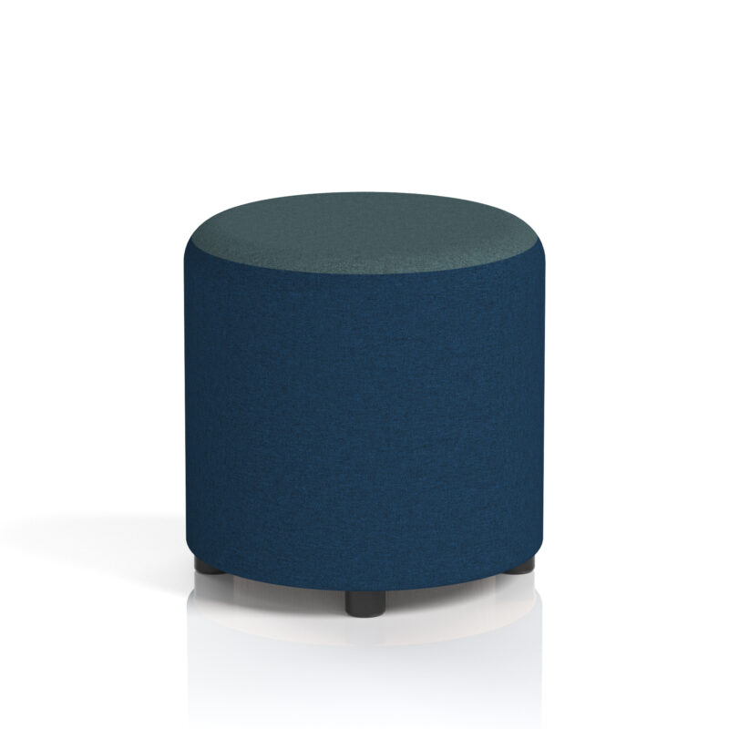 harlestone round stool in two tone