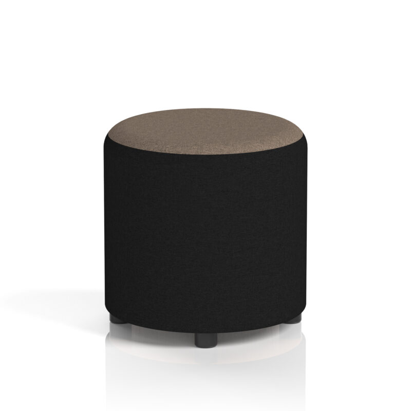 harlestone round stool in two tone