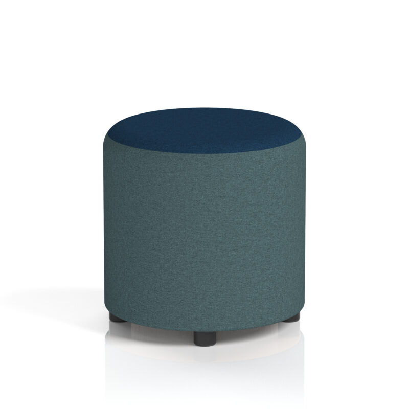harlestone round stool in two tone
