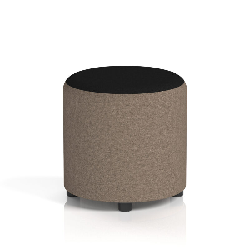 harlestone round stool in two tone
