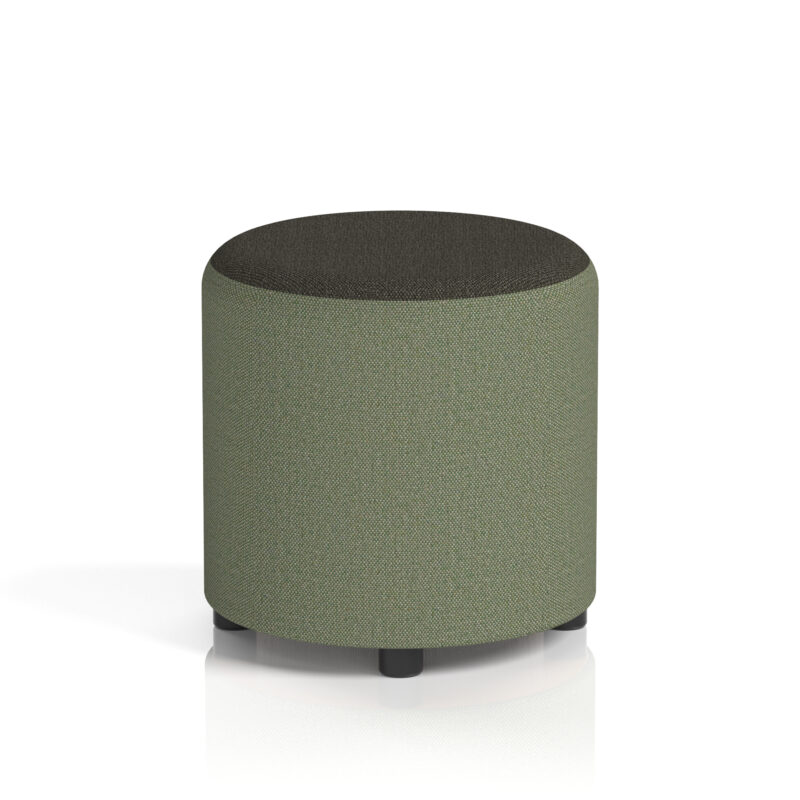 harlestone round stool in two tone