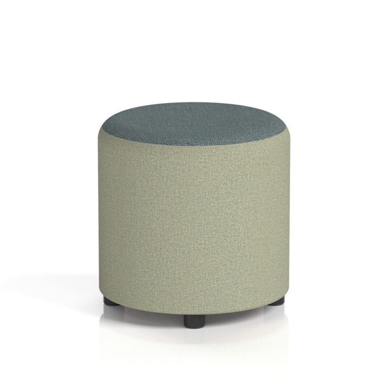harlestone round stool in two tone