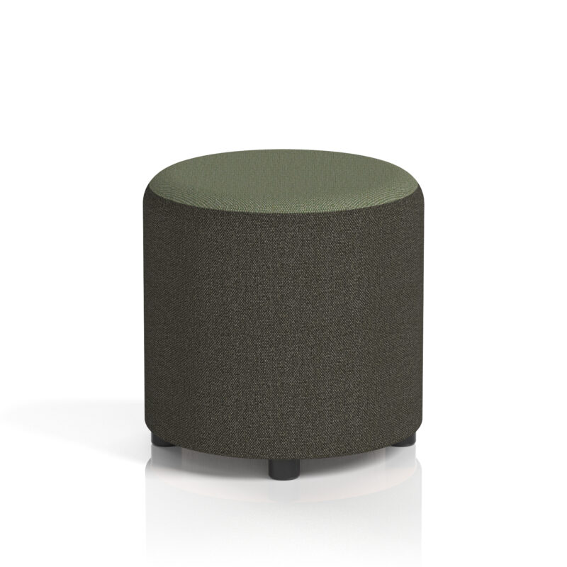 harlestone round stool in two tone