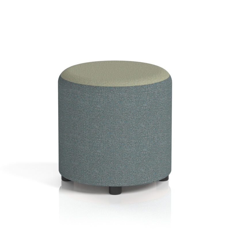 harlestone round stool in two tone