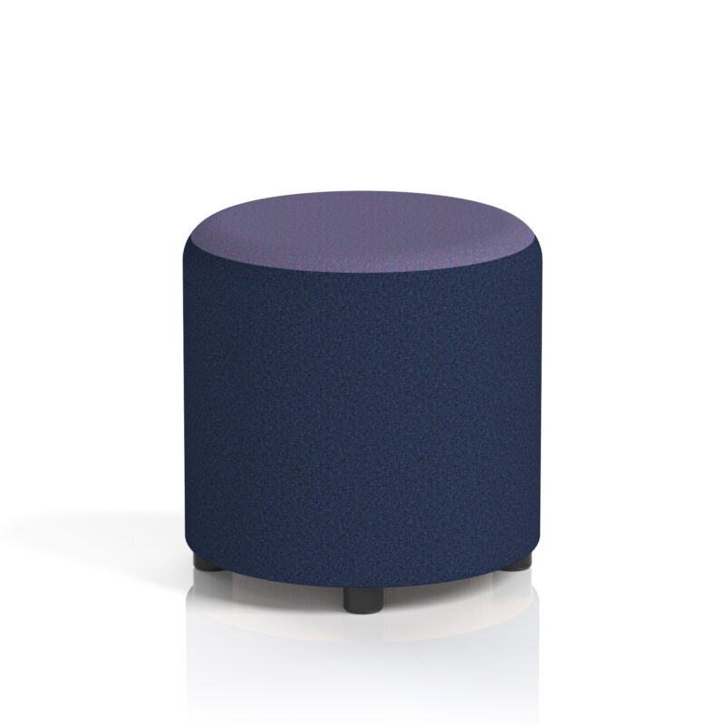 harlestone round stool in two tone
