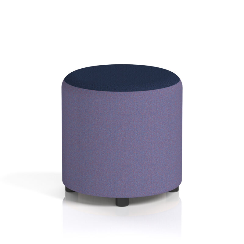 harlestone round stool in two tone