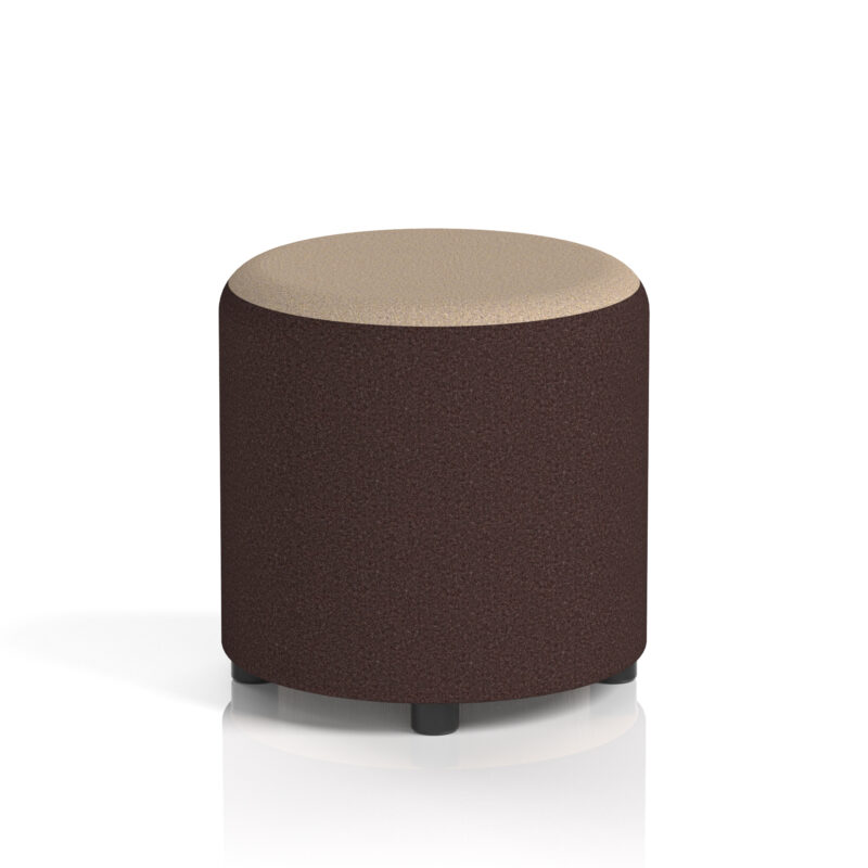 harlestone round stool in two tone