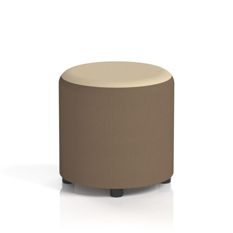 harlestone round stool in two tone