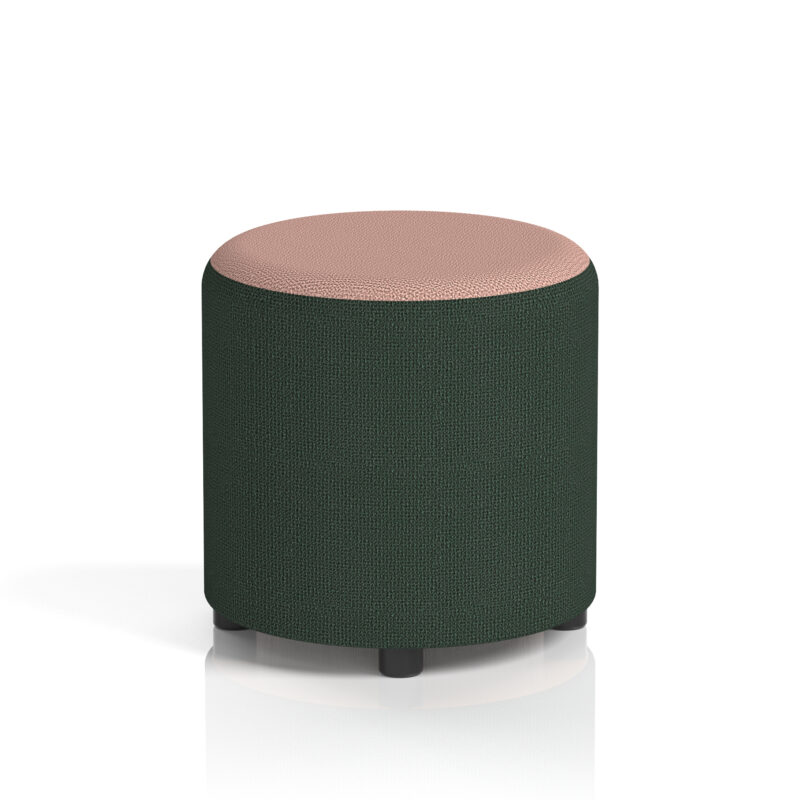 harlestone round stool in two tone