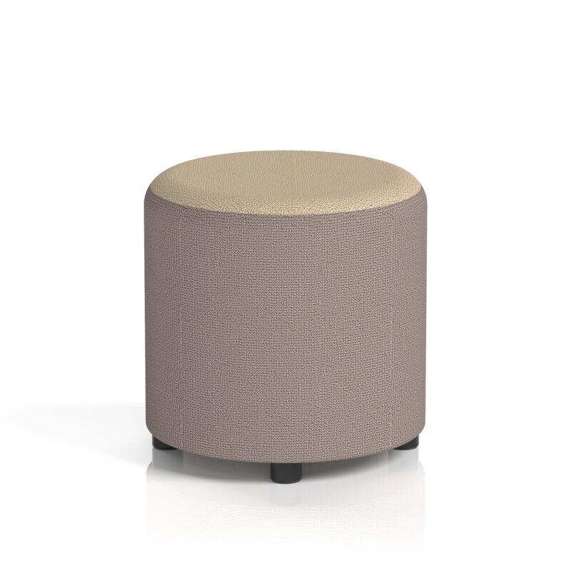 harlestone round stool in two tone